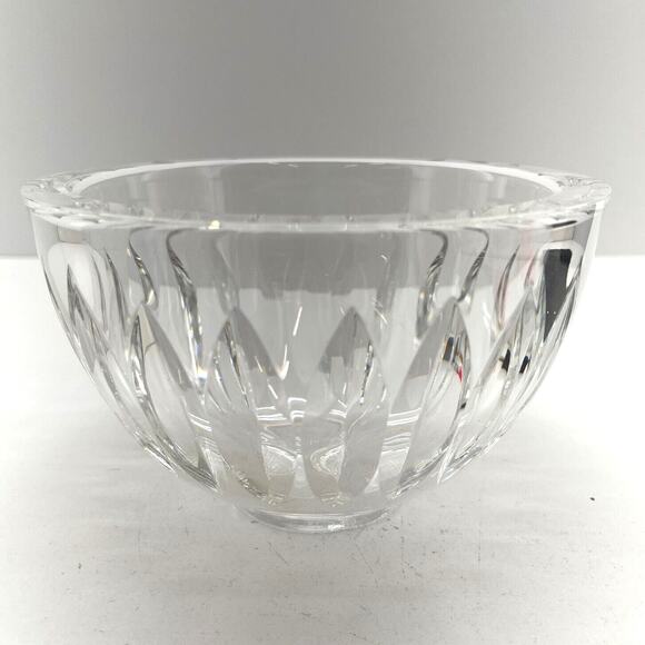 Vintage Lead Crystal Cut Glass Serving Bowl 5" X 4" Open Sugar Bowl Finger Bowl - Picture 1 of 11